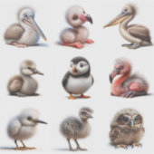 Baby Bird Aufkleber (Vorderseite)