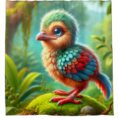 Baby Bird Duschvorhang (Vorderseite)