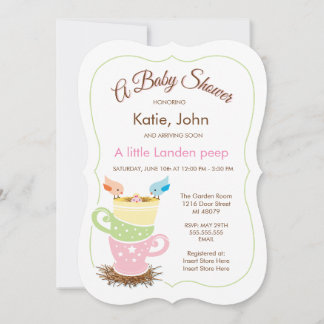 Baby-Bird| Einladung zur Kinderdusche