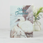 Baby bird feiertagskarte (Stehend Vorderseite)