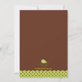 Baby Bird Nest Baby Shower Einladungen (Rückseite)