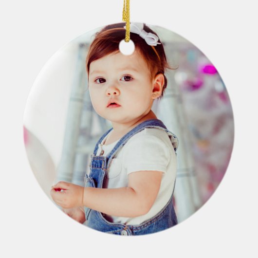 Baby Bird | Personalisierte Weihnachtsschmuck (Hinten)