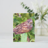 Baby Bird Postkarte (Stehend Vorderseite)