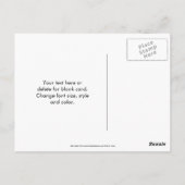 Baby Bird Too Cute Humorous Postkarte (Rückseite)