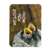 Baby Birds Premium Magnet (Vertikal)