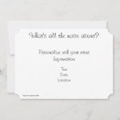 Baby Birrds Einladung (Rückseite)