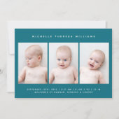 BABY BIRTH-ANKÜNDIGUNG (Vorderseite)