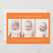 BABY BIRTH-ANKÜNDIGUNG (Vorderseite)