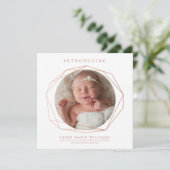 BABY BIRTH-ANKÜNDIGUNG Einführung Baby (Stehend Vorderseite)