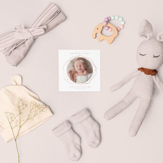 BABY BIRTH-ANKÜNDIGUNG Einführung Baby