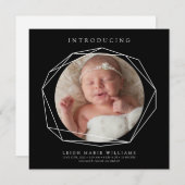 BABY BIRTH-ANKÜNDIGUNG Einführung Baby (Vorne/Hinten)