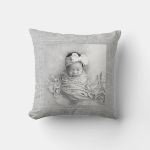 Baby Birth Announcement Foto Kinderzimmer Dekorati Kissen