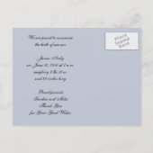 Baby Birth Announcement Foto Postkarten (Rückseite)