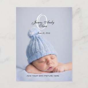 Baby Birth Announcement Foto Postkarten