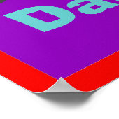 Baby Birth Day Poster (Ecke)