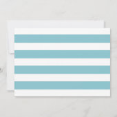 Baby Birth Nautical Ahoy Striping it's A Boy Foto Ankündigung (Rückseite)