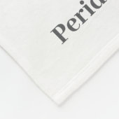 Baby Birth Photo Fleecedecke (Ecke)