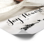 Baby Birth Stats Birth Record Keepake Foto Poster (Ecke)