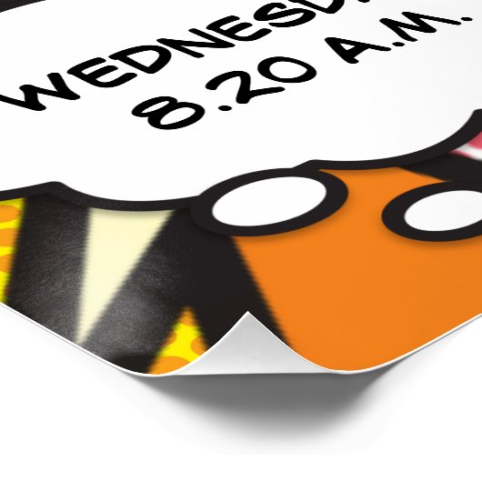 Baby Birth Stats Comic Buch Pop Poster (Ecke)