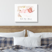 Baby Birth Stats Foto Newborn Keepake Kinderzimmer Leinwanddruck (Insitu (Schlafzimmer))
