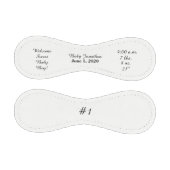 Baby Birth Stats Keepake Baseball (Paneele)