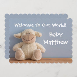 Baby Birth Welcome Card Baby Name Einladung