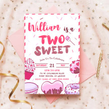 Baby Birthday Candy Two Sweet Party