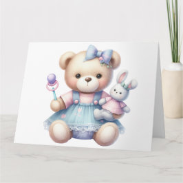 Baby Birthday Card Karte