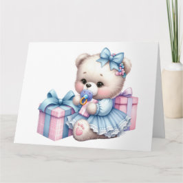 Baby Birthday Card Karte