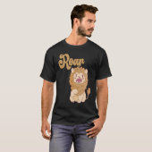 Baby Birthday One Wild Lion Animals Celebration Bo T-Shirt (Vorne ganz)