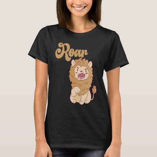 Baby Birthday One Wild Lion Animals Celebration Bo T-Shirt (Vorderseite)