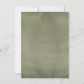 Baby Bison Buffalo Western Landscape Babydusche Einladung (Rückseite)