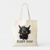 Baby Black Cat Design - Budget Tasche (Rückseite)