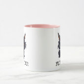 Baby Black Cat Design - Combo-Tasse Tasse (Zentrum)