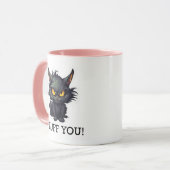 Baby Black Cat Design - Combo-Tasse Tasse (Vorderseite Links)