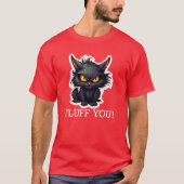 Baby Black Cat Design - Dark T - Shirt (Vorderseite)