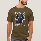 Baby Black Cat Design - Dark T - Shirt (Vorderseite)