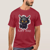 Baby Black Cat Design - Dark T - Shirt (Vorderseite)