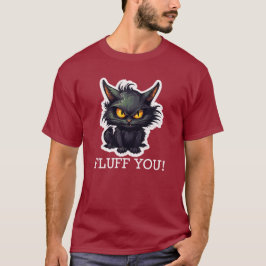Baby Black Cat Design - Dark T - Shirt