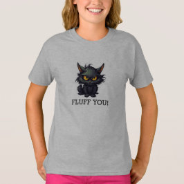 Baby Black Cat Design - Girls' Basic-T - Shirt