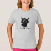Baby Black Cat Design - Girls' Basic-T - Shirt (Vorderseite)