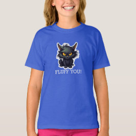 Baby Black Cat Design - Girls' Basic-T - Shirt