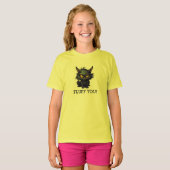 Baby Black Cat Design - Girls' Basic-T - Shirt (Vorne ganz)