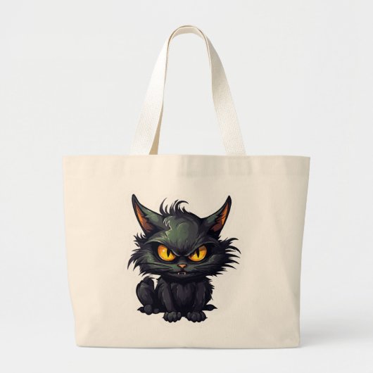 Baby Black Cat Design - Jumbo-Tasche Jumbo Stoffbeutel (Vorne)
