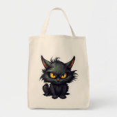Baby Black Cat Design - Lebensmittelgeschäft Tasch Tragetasche (Vorne)