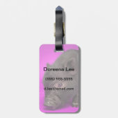 Baby Black Gepäckanhänger (Rückseite vertikal)