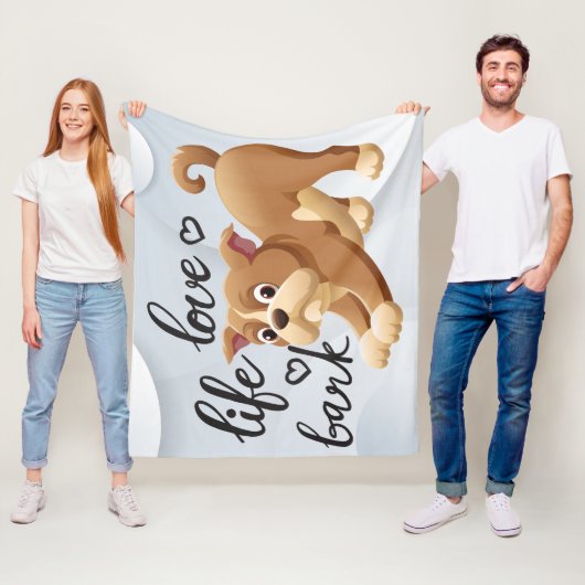 Baby Blanket - Hund Fleecedecke (Beispiel)