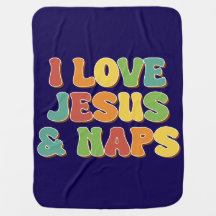 Baby Blanket - I Liebe Jesus & Nickerchen