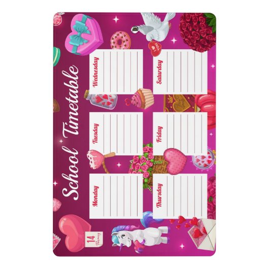 Baby Blanket Mini Klemmbrett (Rückseite)