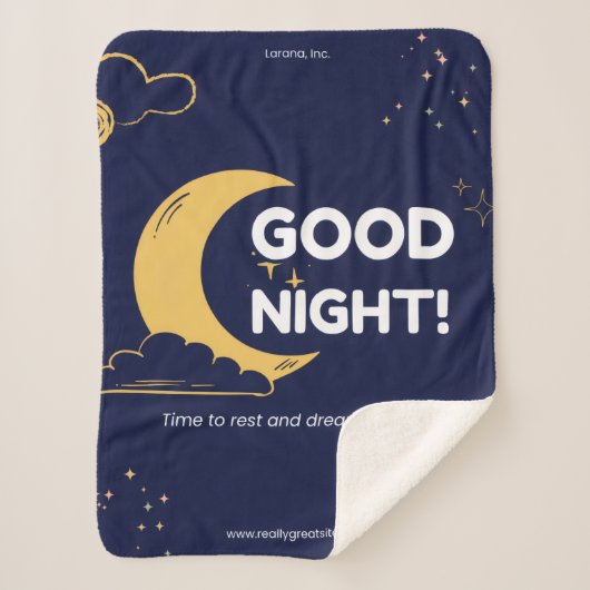 Baby Blanket Sherpadecke (Vorderseite)